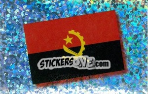 Sticker Flag of Angola - Africa Cup 2010 n. 5 - Panini