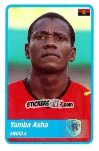Sticker Yamba Asha - Africa Cup 2010 n. 9 - Panini
