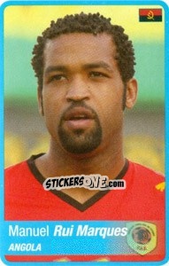 Sticker Manuel Rui Marques - Africa Cup 2010 n. 11 - Panini