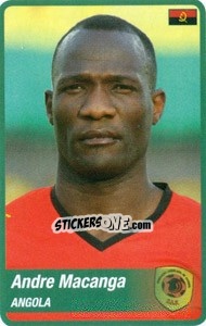 Figurina Andre Macanga - Africa Cup 2010 - Panini