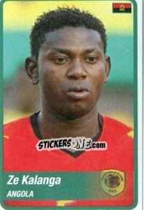 Cromo Ze Kalanga - Africa Cup 2010 - Panini