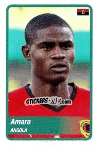 Cromo Amaro - Africa Cup 2010 - Panini