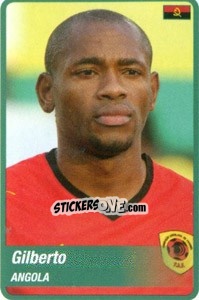 Cromo Gilberto - Africa Cup 2010 - Panini