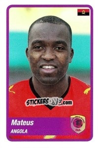 Cromo Mateus - Africa Cup 2010 - Panini