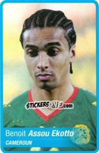 Sticker Benoît Assou-Ekotto - Africa Cup 2010 - Panini