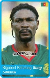 Cromo Rigobert Song - Africa Cup 2010 - Panini