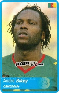 Cromo Andre Bikey - Africa Cup 2010 - Panini