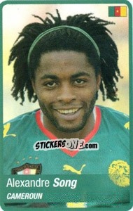 Figurina Alex Song - Africa Cup 2010 - Panini