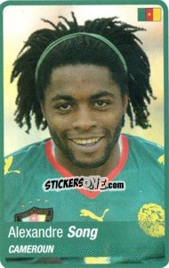 Sticker Alex Song - Africa Cup 2010 n. 34 - Panini
