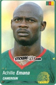 Figurina Achille Emana - Africa Cup 2010 - Panini