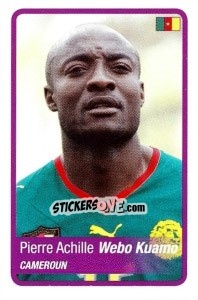 Sticker Pierre Webo - Africa Cup 2010 n. 39 - Panini