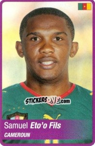 Sticker Samuel Eto'o - Africa Cup 2010 n. 40 - Panini