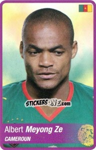 Cromo Albert Meyong Ze - Africa Cup 2010 - Panini