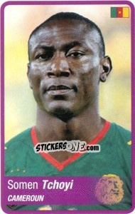 Sticker Somen Tchoyi - Africa Cup 2010 n. 42 - Panini