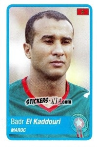 Cromo El Kaddouri - Africa Cup 2010 - Panini