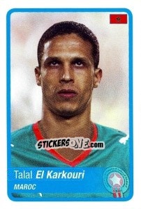 Sticker El Karkouri - Africa Cup 2010 - Panini