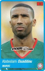 Figurina Ouaddou - Africa Cup 2010 - Panini