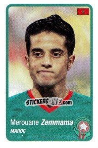 Sticker Zemmama - Africa Cup 2010 - Panini