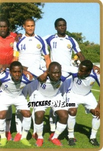 Sticker Team Gabon (Puzzle) - Africa Cup 2010 n. 64 - Panini