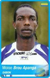 Sticker Brou Apanga - Africa Cup 2010 n. 67 - Panini