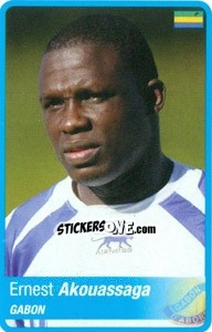 Figurina Akouassaga - Africa Cup 2010 n. 69 - Panini