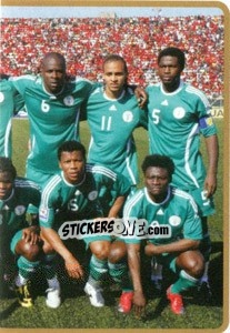 Sticker Team Nigeria (Puzzle) - Africa Cup 2010 - Panini