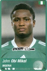 Sticker Obi Mikel - Africa Cup 2010 n. 92 - Panini