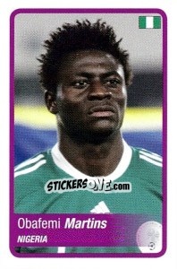 Sticker Obafemi Martins - Africa Cup 2010 - Panini