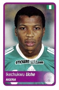 Figurina Ikechukwu Uche - Africa Cup 2010 - Panini