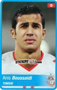 Sticker Boussaidi - Africa Cup 2010 - Panini