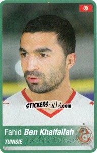 Cromo Ben Khalfallah - Africa Cup 2010 - Panini