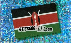 Sticker Flag of Kenya - Africa Cup 2010 n. 119 - Panini