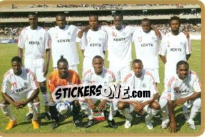 Sticker Team Kenya - Africa Cup 2010 - Panini