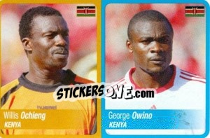 Figurina Ochieng / Owino - Africa Cup 2010 n. 121 - Panini