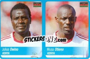 Figurina Owino / Otieno - Africa Cup 2010 n. 122 - Panini