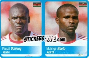 Sticker Ochieng / Ndeto - Africa Cup 2010 - Panini