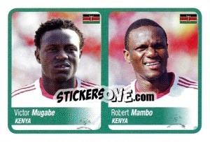 Figurina Mugabe / Mambo - Africa Cup 2010 n. 124 - Panini