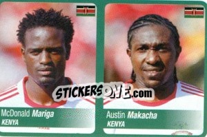 Sticker Mariga / makacha - Africa Cup 2010 n. 125 - Panini
