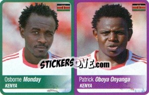 Figurina Monday / Oboya Onyanga - Africa Cup 2010 - Panini