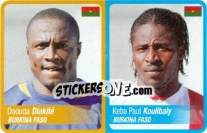 Sticker Diakite / Koulibaly - Africa Cup 2010 - Panini