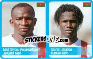 Cromo Panandetiguiri / Gnanou - Africa Cup 2010 - Panini