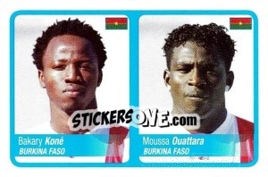 Cromo Bakary Kone / Quattara - Africa Cup 2010 - Panini