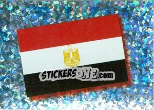 Cromo Flag of Egypt - Africa Cup 2010 - Panini