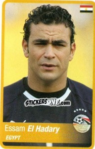 Sticker Essam El Hadary - Africa Cup 2010 n. 142 - Panini