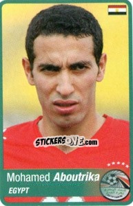 Figurina Mohamed Aboutrika - Africa Cup 2010 - Panini