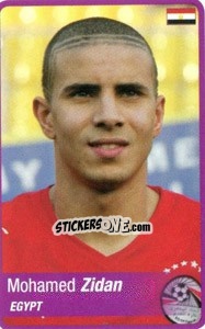 Sticker Mohamed Zidan - Africa Cup 2010 n. 155 - Panini