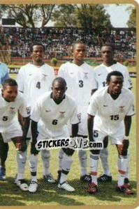 Sticker Team Zambia (Puzzle) - Africa Cup 2010 - Panini