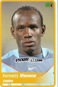 Sticker Mweene - Africa Cup 2010 - Panini