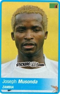 Sticker Joseph Musonda - Africa Cup 2010 - Panini
