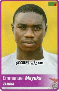 Sticker Emmanuel Mayuka - Africa Cup 2010 n. 174 - Panini